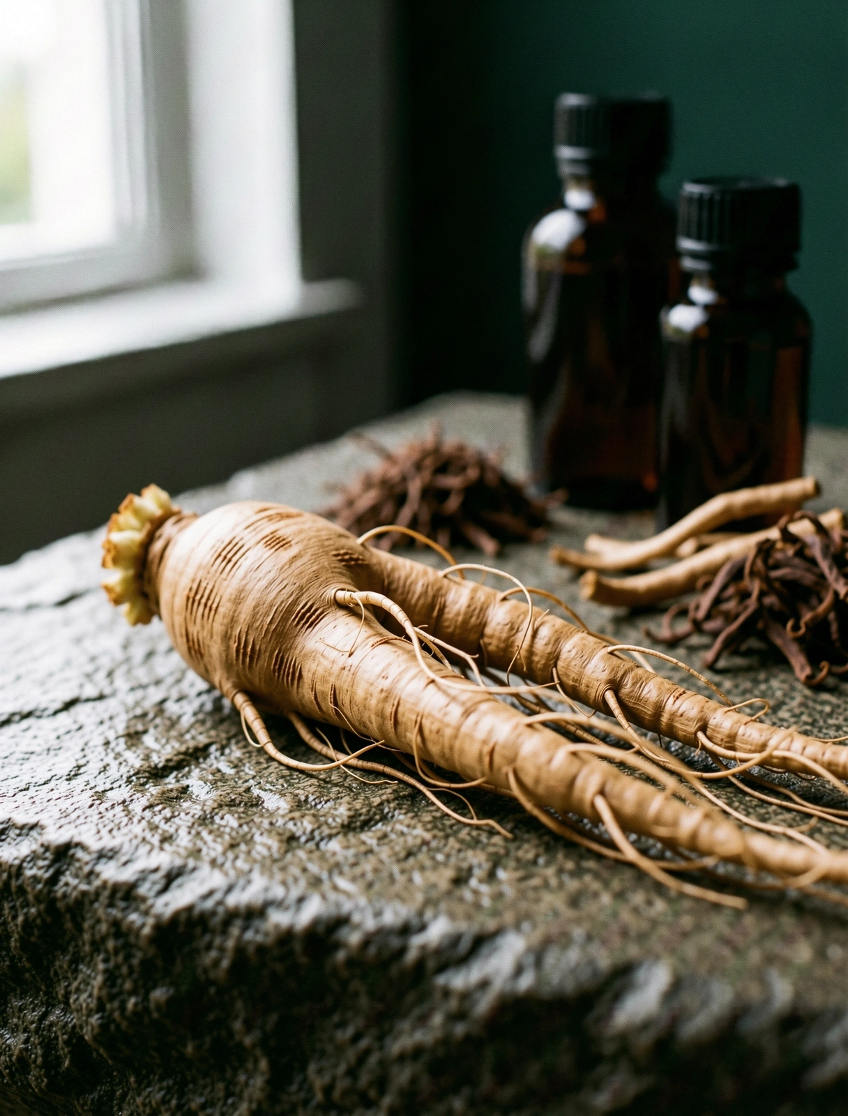 Botanical detail representing Pria Health purity